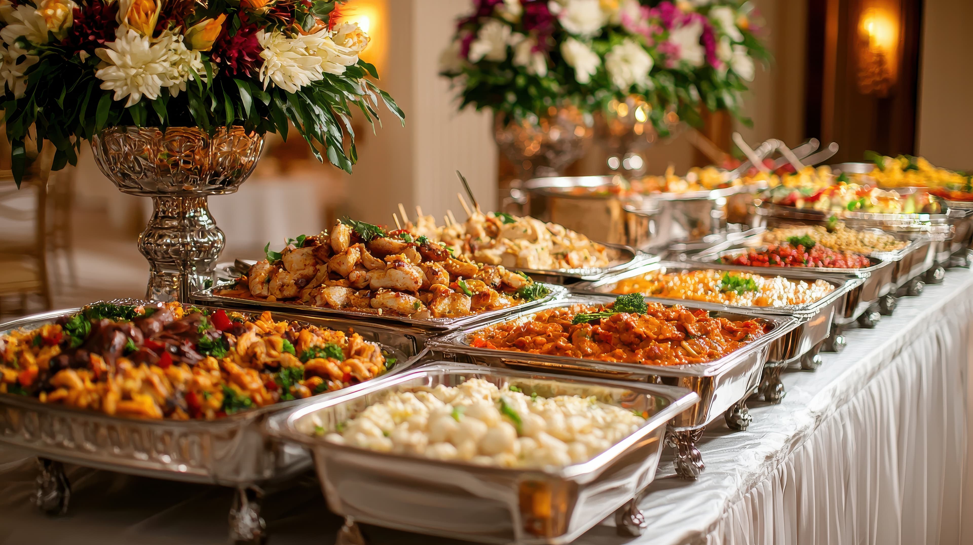 NayaBihar catering table setup