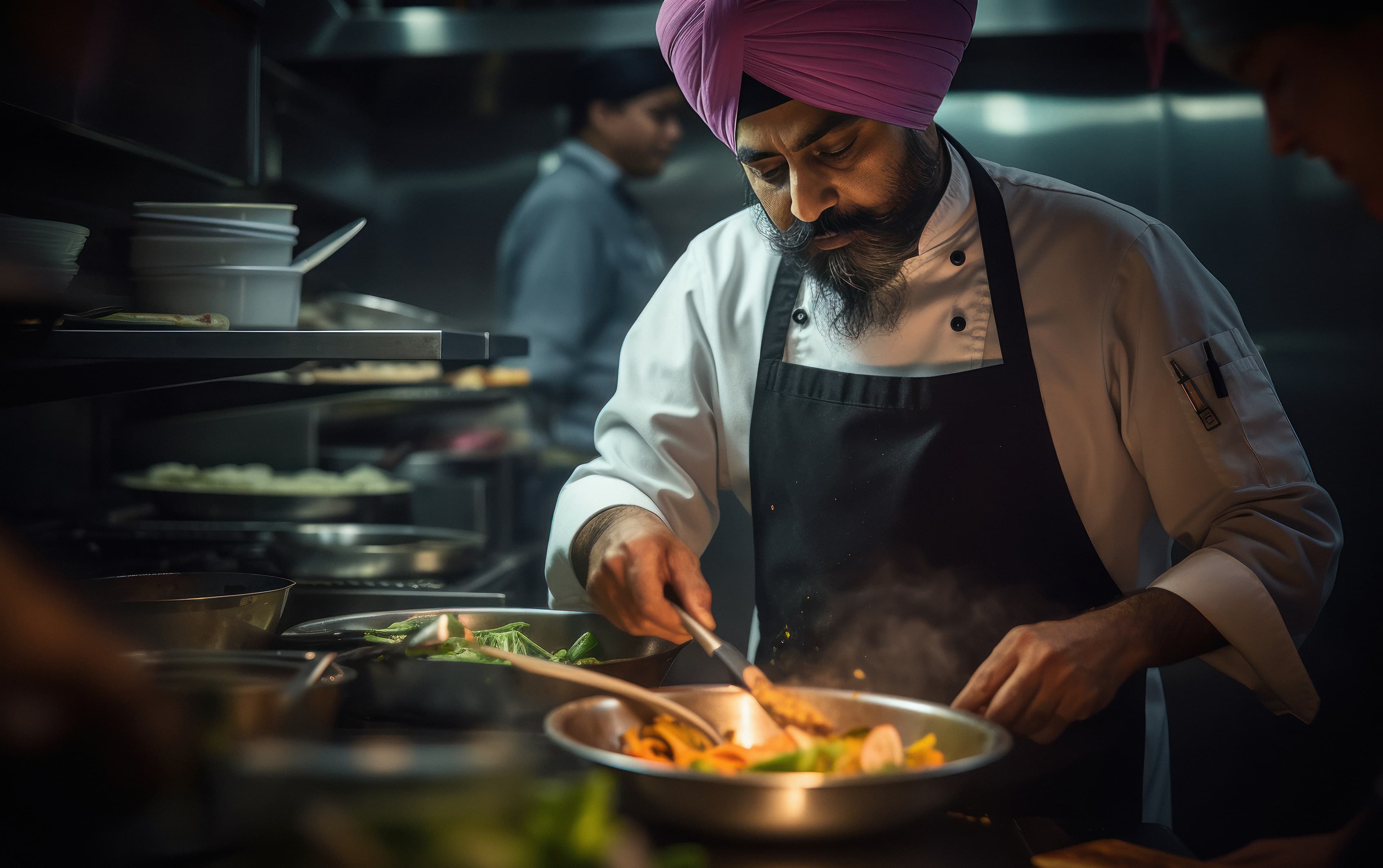 NayaBihar chef at work