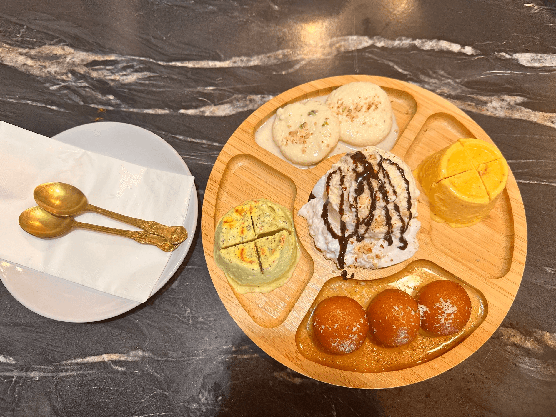NayaBihar chef's plated dish